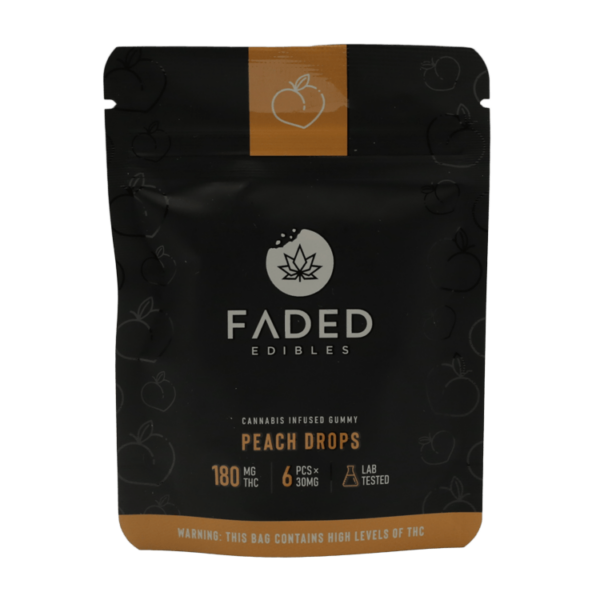 Faded Edibles - Peach Drops