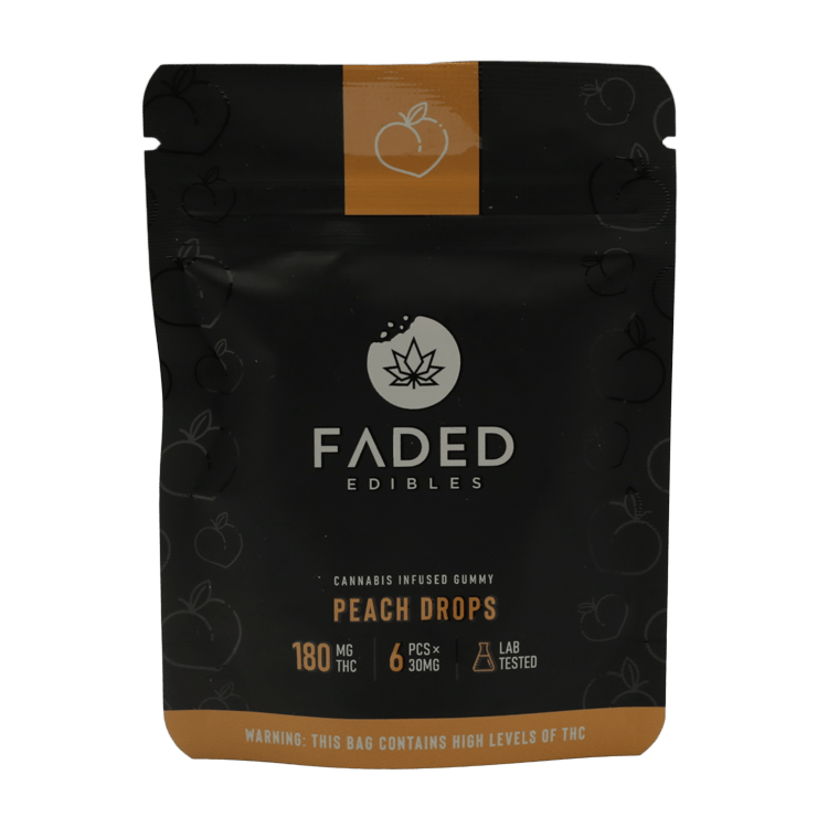 Faded Edibles - Peach Drops