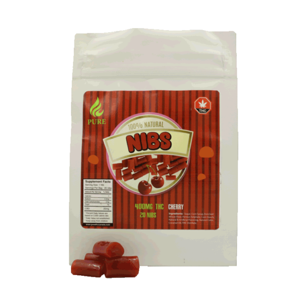 Gummy---Nibs..31-07-19 Pure - Nibs Gummy - Cherry