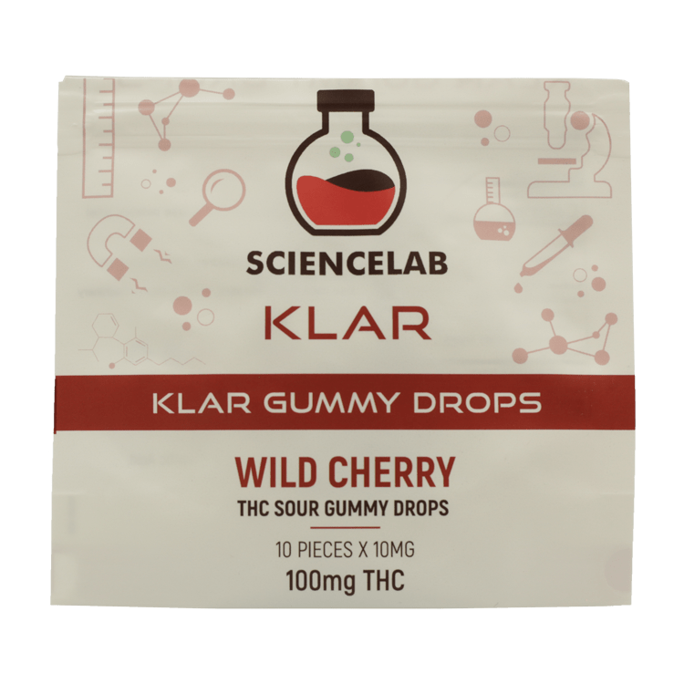 SCIENCELAB - Klar Gummy Drop - Wild Cherry - 100MG
