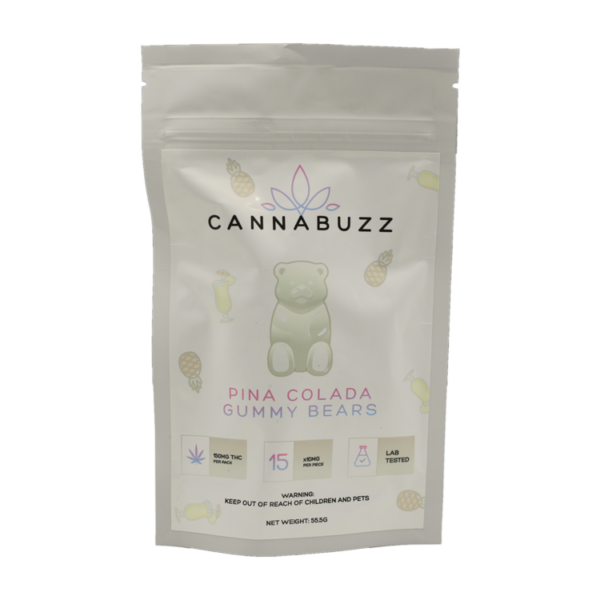 Cannabuzzz - Pina Colada - Gummy Bears