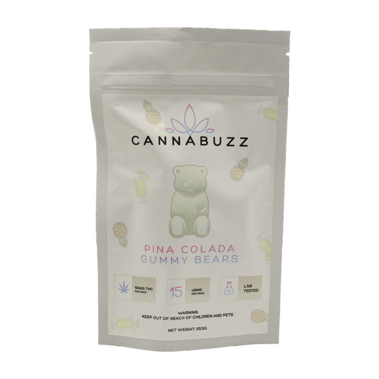 Cannabuzzz - Pina Colada - Gummy Bears