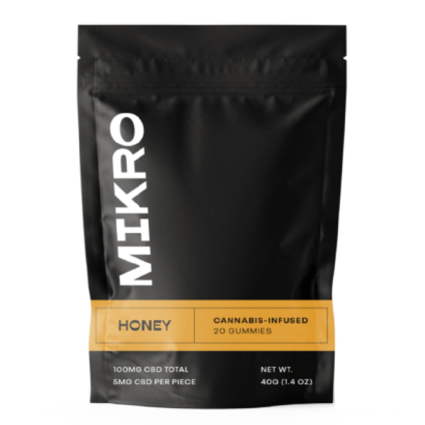 Mikros-24-1.png Mikro – CBD Gummies – 100mg CBD – Honey