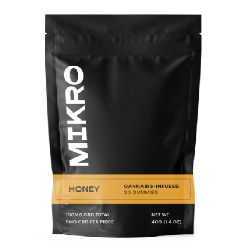 Mikros-24-1.png Mikro – CBD Gummies – 100mg CBD – Honey