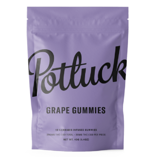 Potluck - Cannabis Infused Gummies - Grape Gummies