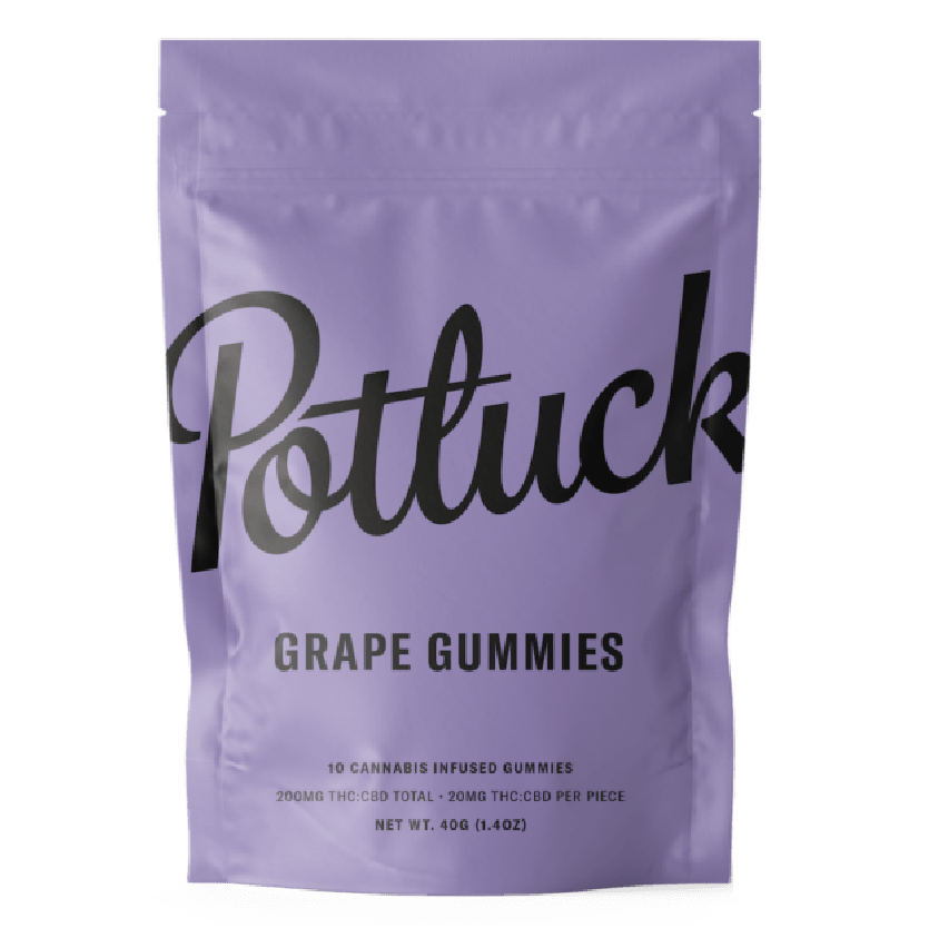 Potluck - Cannabis Infused Gummies - Grape Gummies